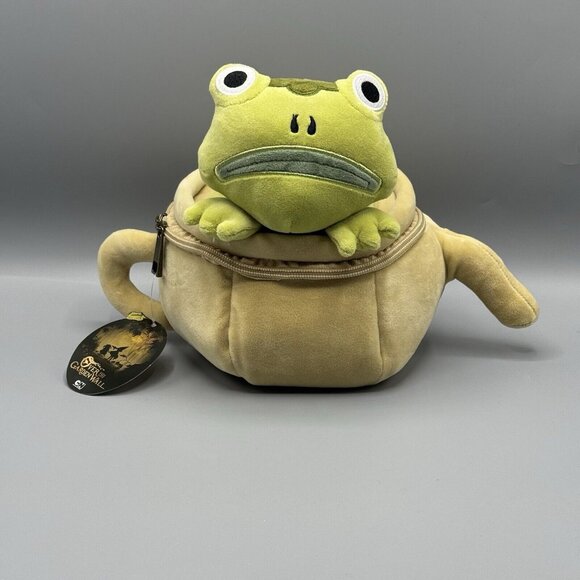 Cartoon Network Handbags - Over The Garden Wall Frog Teapot Plush Makeup Bag Greg NEW